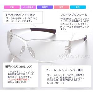 花粉対策メガネ 花粉症 ゴーグル メガネ おし...の詳細画像2