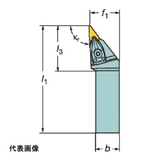 工具ターニングホルダー ダブルクランプホルダ サンドビック コロターンRC ネガチップ用シャンクバイ...