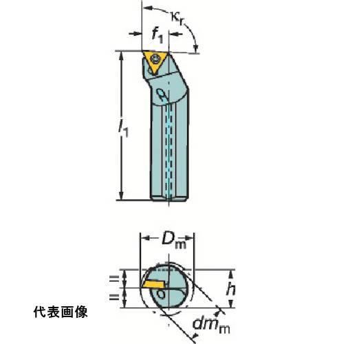 工具ターニングホルダー SANDVIK コロターン107 ポジチップ用ボーリングバイト(210) [...