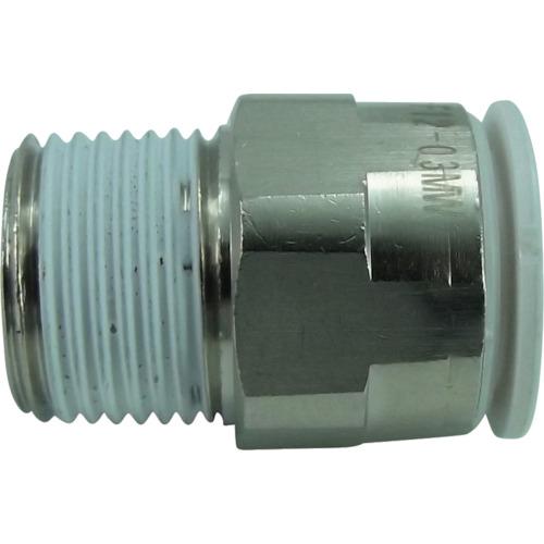 チヨダ ファイブメイルコネクタ W(白)12mm・R3/8 [F12-03MW] F1203MW 販...