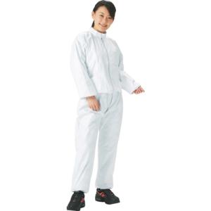 保護服 作業服 作業着 汚れ防止 TRUSCO トラスコ中山 タイベック製作業服 立て襟ツーピース XL [DPM-502  XL] DPM502 販売単位：