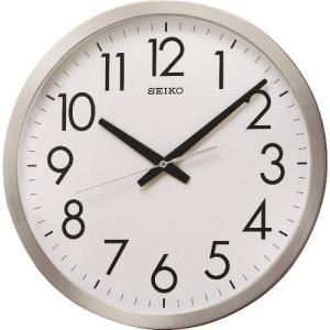 アナログ表示 SEIKO クオーツ掛時計 オフィスクロック 直径350×34 金属枠 [KH409S] KH409S 販売単位：1 送料無料｜loupe