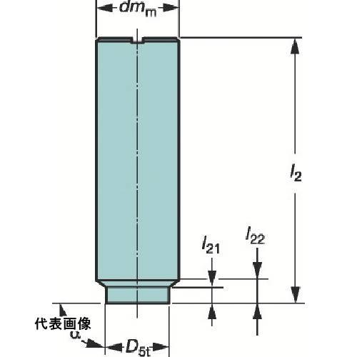 ミーリングエンドミル SANDVIK コロミルEH円筒シャンクホルダ(445) [E25-A32-S...