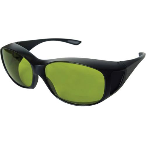 保護めがね メガネの上から リケン レーザー用二眼型保護メガネ(CO2用)メガネ併用可 保護眼鏡 オ...