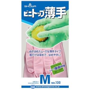 塩化 裏毛なし SHOWA 塩化ビニール手袋 ...の詳細画像1