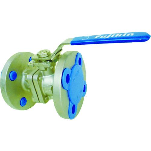 Fujikin ステンレス鋼製1MPaフランジ式2ピースボール弁15A(1/2) [UBV-21-J...