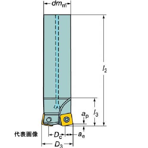 ミーリングカッター SANDVIK コロミルCoroMill[[R上]]210 高送りフライス加工用...