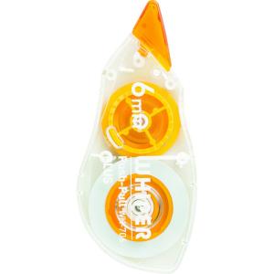 修正テープ プラス 49963修正テープ使い切りタイプ12mテープ幅6mm  WH706 販売単位：1