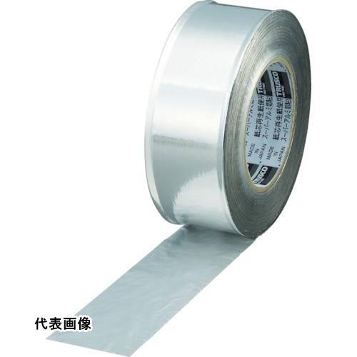 TRUSCO トラスコ中山 スーパーアルミ箔粘着テープ 75mm×50m ツヤあり [TRAT75-...