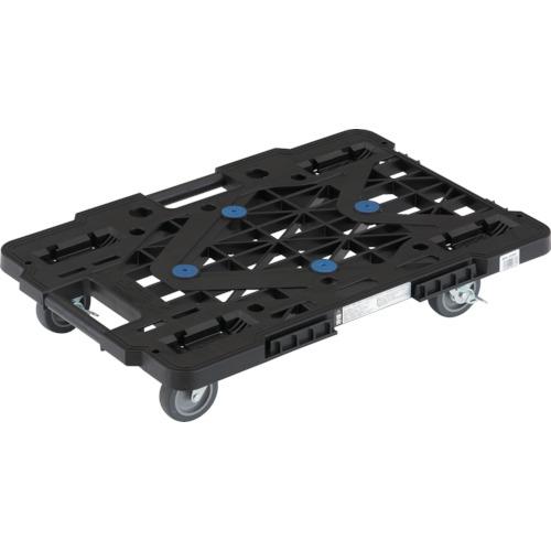 樹脂製 連結タイプ TRUSCO トラスコ中山 樹脂製平台車 ルートバンメッシュタイプ 615X41...