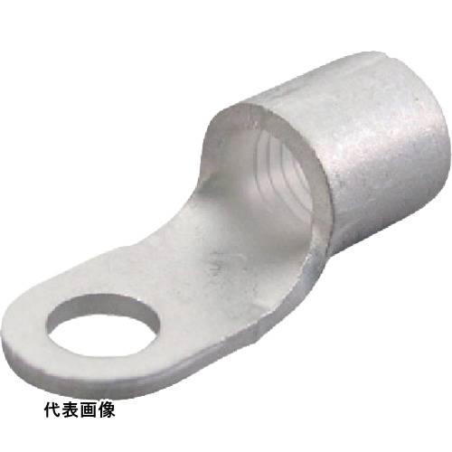 ニチフ 裸圧着端子 R形(100P) より線16.78~26.66 外寸11.8mm スタッド径6....