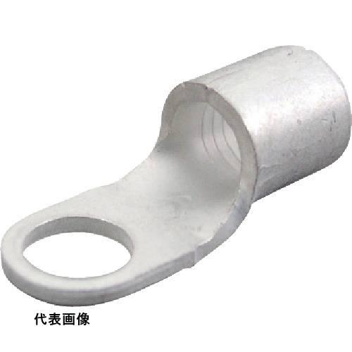 ニチフ 裸圧着端子 R形(100P) より線16.78~26.66 外寸11.8mm スタッド径8....