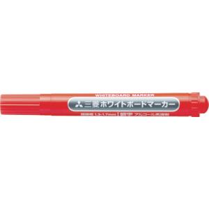 uni ホワイトボードマーカー 細字 赤 [PW...の商品画像
