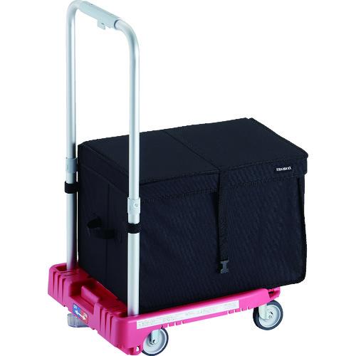 TRUSCO トラスコ中山 樹脂台車 カルティオミニ weego 省音車輪 ピンク ストッパー付 T...