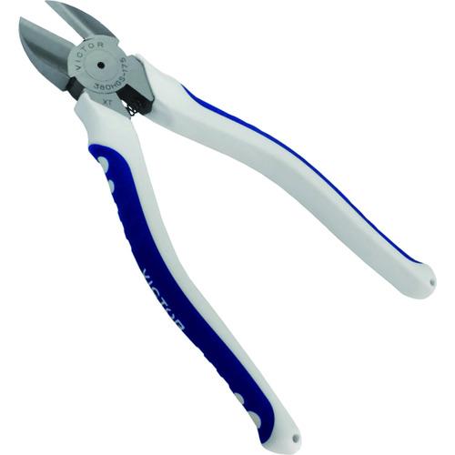 Victor ハイグレード 強力ニッパ(薄刃・バネ付)(エラストマーG) [380HGS-175] ...