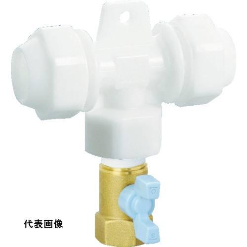 継手 配管 ネジ ねじ 建築 TBC ライトエアー バルブ付メスチーズ 白 工事 [AIRWT25-...