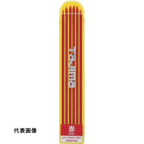タジマ すみつけ(2.0mm)替芯 硬質赤 6本入 [S20S-RED] S20SRED 販売単位：...