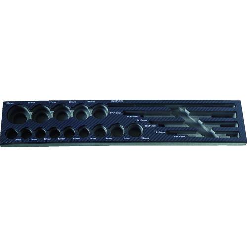 TRUSCO トラスコ中山 【売切廃番】EVAフォーム 黒×灰 3段式工具箱用 [TIT44SRF5...