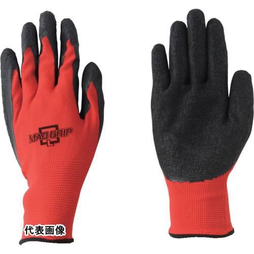 川西 背抜き手袋 マッドグリップ レッド LL 1P [2635R-LL] 2635RLL 販売単位...