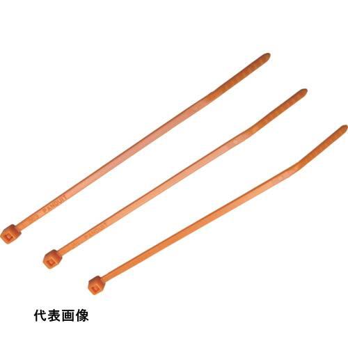 結束バンド 工具 ケーブル 配線 固定 屋内用 PANDUIT ナイロン結束バンド オレンジ (10...