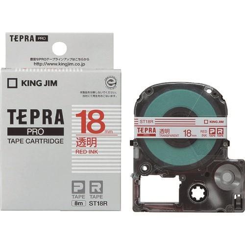 ラベルプリンタ用テープカートリッジ キングジム テプラPROテ-プカ-トリッジ 幅18mm 透明 [...