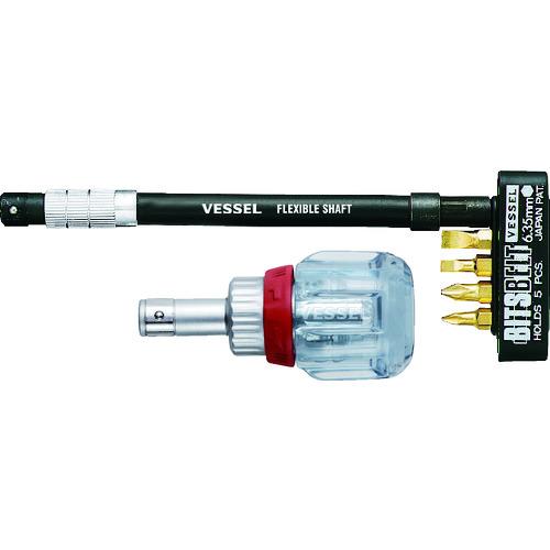 VESSEL ラチェットスタビードライバー(フレキシブルシャフト付き) [TD-6700FX-4] ...