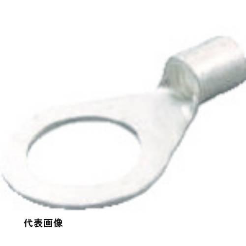 TRUSCO トラスコ中山 裸圧着端子 丸形(6個入) スタッド径Φ8.4 全長27.5mm [T-...
