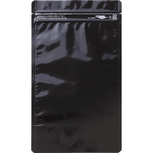 セイニチ 「ラミジップ」 アルミカラースタンドタイプ 黒 160×120+35 (50枚入) [AL...
