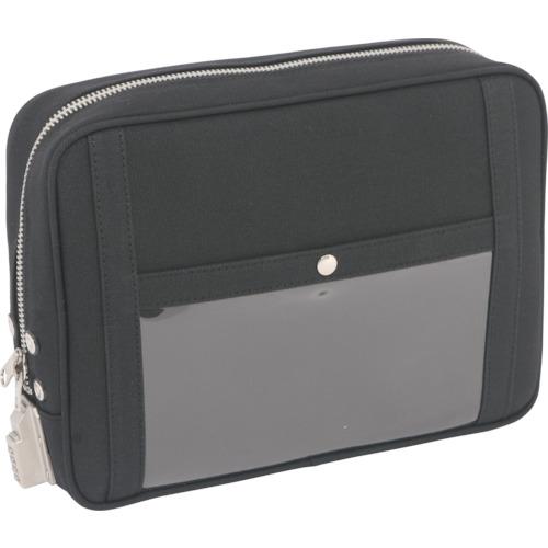 SANEI 帆布メール用ポーチ(L)SED-1錠付 黒 [PL-SED-01] PLSED01  販...