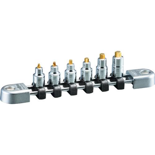 nepros 6.3sq.スタッビヘキサゴンソケットセット(6コ組) [NTBT2SS06A] NT...