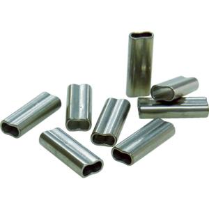ワイヤロープ用スリーブ ニッサチェイン ステンレス オーバルスリーブ 0.81~1.0用  TYP10A  販売単位：1