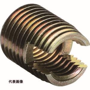 インサートねじ TRUSCO トラスコ中山 エンザート] 302スチール割溝 M2.5 P0.45 L6  302M2.5P0.452.4DNS 販売単位：1