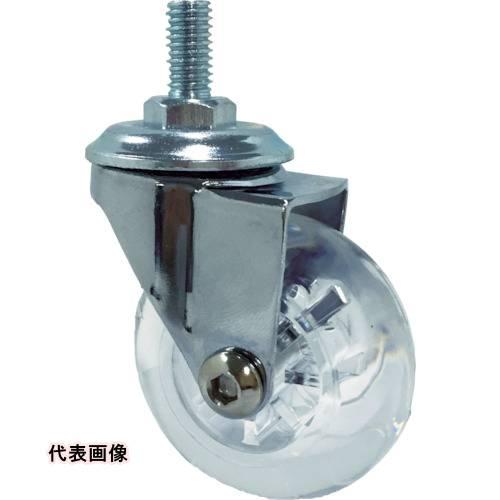 SAMSONG デザインクリアキャスター「Emma」 ネジ 自在 60mm [EMMA-T-60] ...