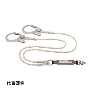 ランヤード ハーネス用 タイタン ロープ式 タイプ1ランヤード ダブル (墜落制止用器具) [HL-RW] HLRW  販売単位：1 送料無料｜loupe