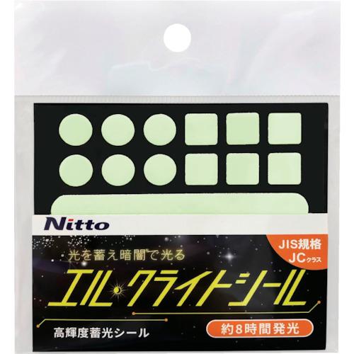 日東エルマテ 高輝度蓄光シールJC シール(3種セット) [NB-SHC] NBSHC  販売単位：...