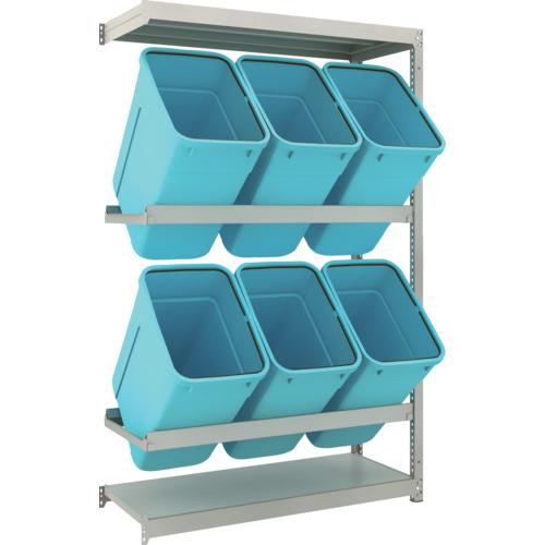 TRUSCO トラスコ中山 スチールラック ゴミ箱ラック M1.5型 H1800XW1160XD44...