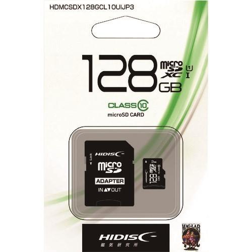 SDカード ハイディスク マイクロSD128GB [HDMCSDX128GCL10UIJP3] HD...
