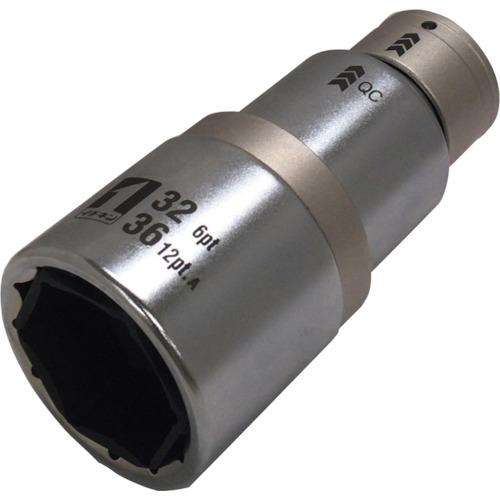 MUSTTOOL QCソケット ダブル 32/36mm 612角 IM-4W3236I-612K [...