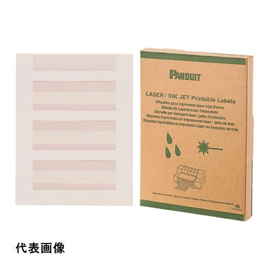 PANDUIT レーザープリンタ用回転ラベル 白 印字部50.8mmX19.1mm ラベル数500枚...