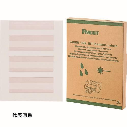 PANDUIT レーザープリンタ用回転ラベル 白 印字部50.8mmX25.4mm ラベル数500枚...