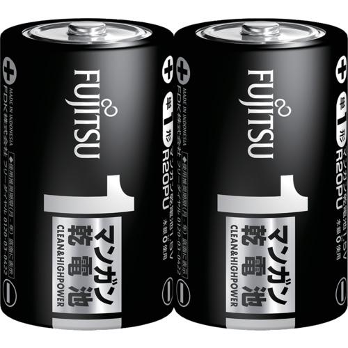 FDK マンガン 黒 単1形 (2本入) [R20PU(2S)] R20PU2S  販売単位：1