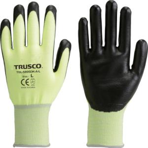 耐切創手袋 TRUSCO トラスコ中山 耐切創手袋 レベル2 蛍光イエロー M  TGL5895DKAM  販売単位：1