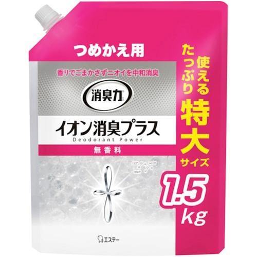 エステー 消臭力クリアビーズ イオン消臭プラス 特大 つめかえ 無香料 [ST12804] ST12...