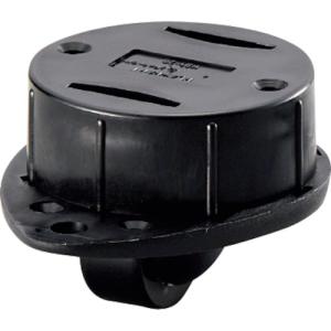 プラパート シークレットキャスター ナイロン車 φ26 低床21.5mm 黒 耐荷重50kgf [K81-26B] K8126B 販売単位：1