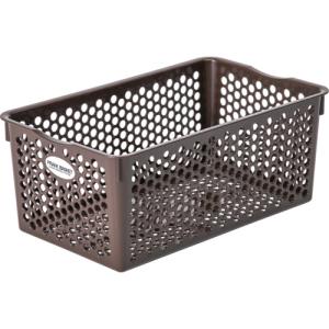 SANKO pla 432674 フランクバスケット深型NO.1 ブラウン 135×285×118mm [4973230432674] 43267 販売単位：1