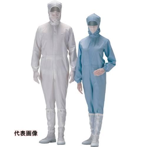 ミドリ安全 クリーンウェア フード一体型超静電クリーンスーツ C1550W ホワイト 3L [C15...