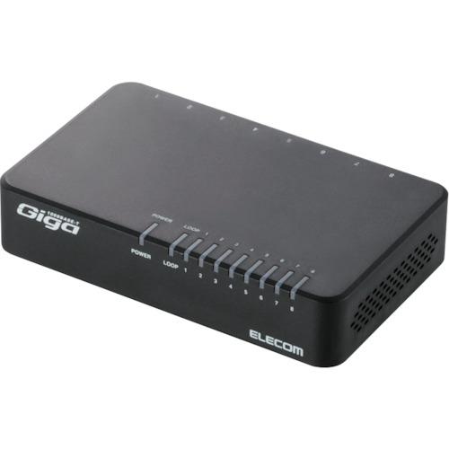 ELECOM 1000BASE-T対応スイッチングハブ [EHC-G08PA2-B] EHCG08P...