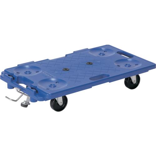 アイケー 樹脂製連結平台車 均等荷重150kg 4輪自在ストッパー付 [R115S] R115S  ...