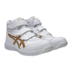 ASICS ウィンジョブ CP312 ホワイト×ピュアゴールド 25.5cm [1273A111.100-25.5] 1273A111.10025.5 販売単位：1 送料無料