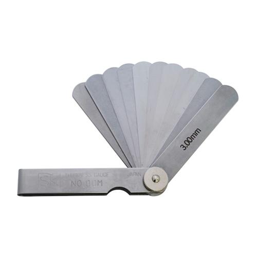 SK スキマゲージ シクネスゲージ 80M 75mm 13枚 厚さ0.03~3.00mm [80M]...